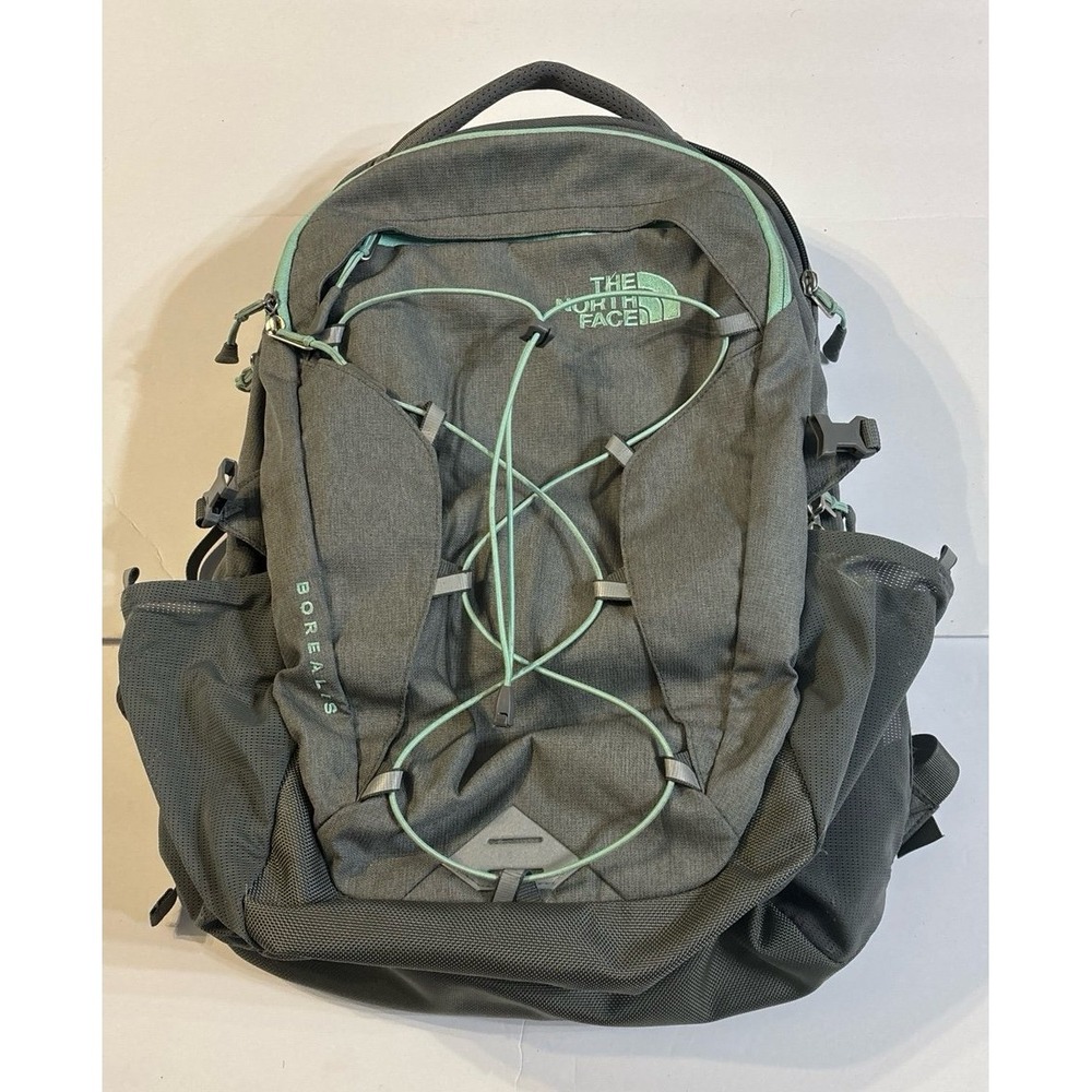 The North Face Borealis Backpack (Gray & Mint)